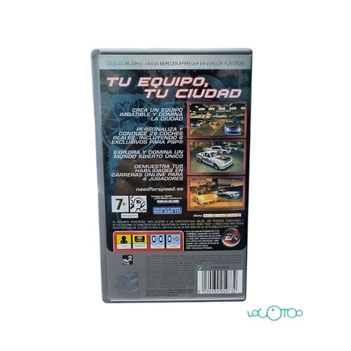NEED FOR SPEED CARBONO PLATINUM SONY PSP