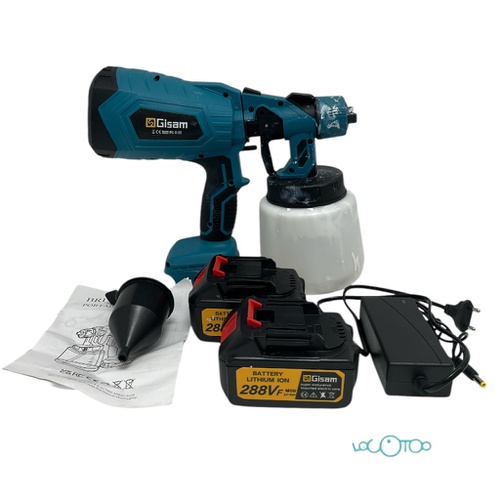 GISAM PISTOLA PINTURA 2 Baterías