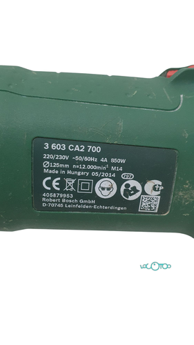 AMOLADORA ELECTRICA BOSCH PWS 850-125