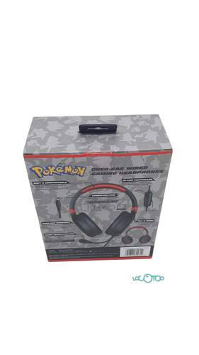 Auricular HIFI OTL POKEMON BLACK GAMING