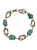 Pulsera Oro CON PIEDRA TURQUESA 