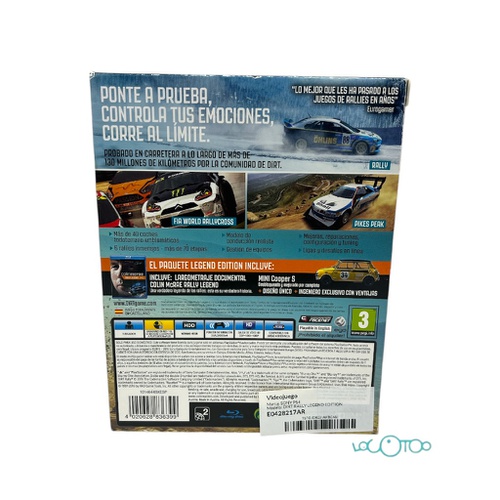 DIRT RALLY LEGEND EDITION PS4