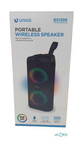 Altavoz Portátil UNICO BS1395 Bluetooth