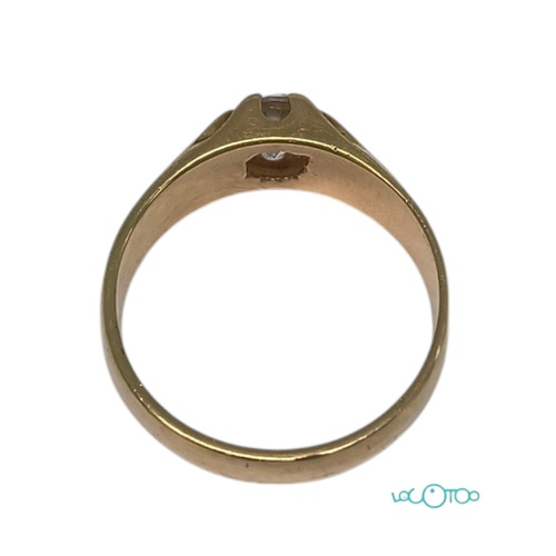 SOLITARIO ORO 18K. CON PIEDRA