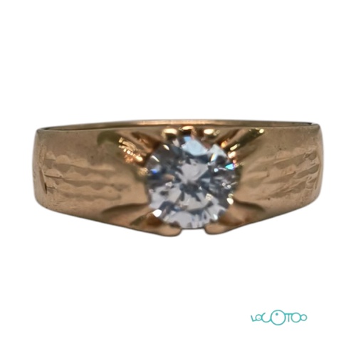 SOLITARIO ORO 18K. CON PIEDRA