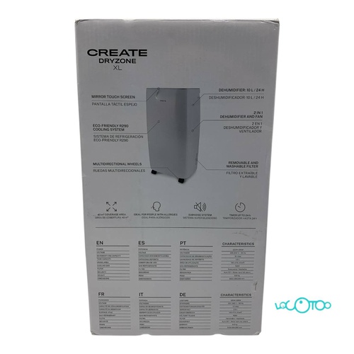 DESHUMIDIFICADOR CREATE DRYZONE XL