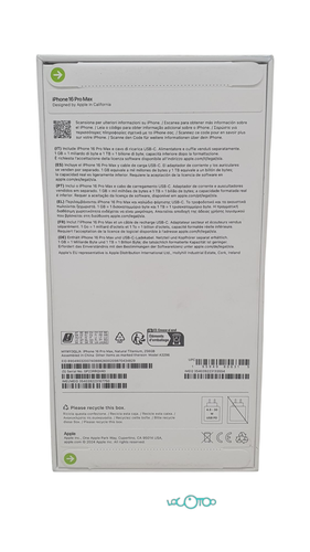 Smartphone APPLE IPHONE 16 PRO MAX Libre 6,