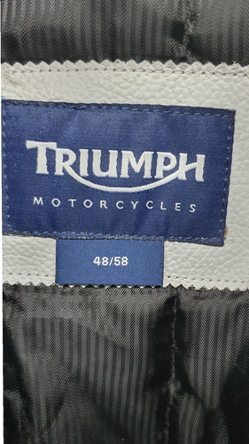 Chaqueta Moto TRIUMPH NEGRO Talla 48/58 Hom