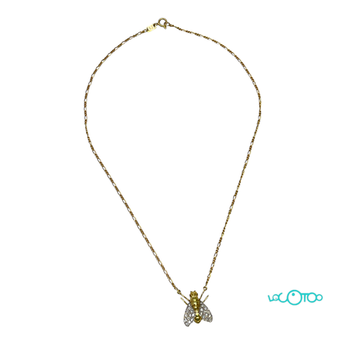 Cadena Oro CON COLGANTE MOSCA Y 24 BRILLANT