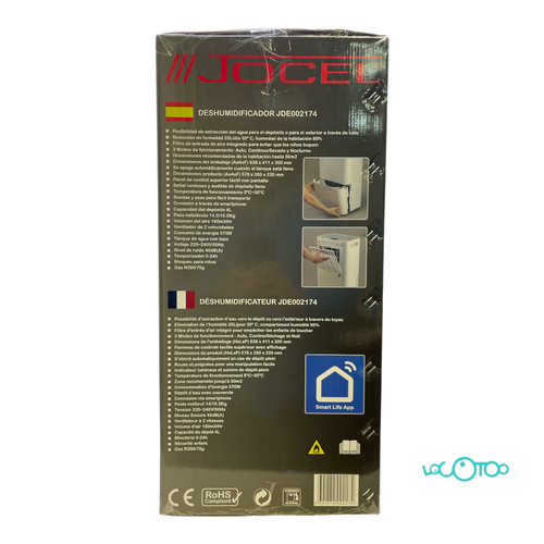Deshumidificador JOCEL JDE002174 25 L/Día 2