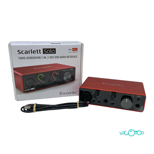 TARJETA SONIDO FOCUSRITE SOLO 3RD GEN