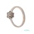 ANILLO DE ORO BLANCO DE 18K
