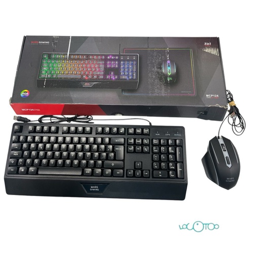 Kit Teclado y Ratón MARS GAMING MCP-124 TEC