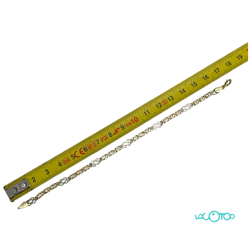 Pulsera Oro ESLABONES PLANOS