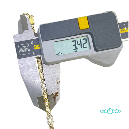 Pulsera Oro ESLABONES PLANOS