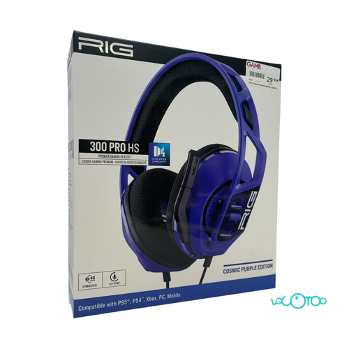 Auriculares Pc RIG 300 PRO HS Jack Micrófon