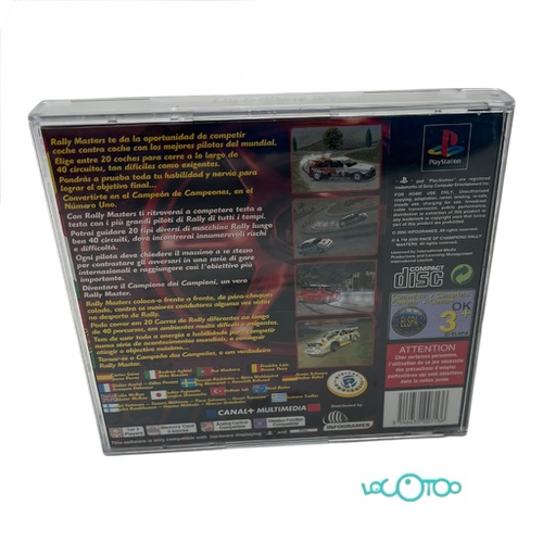 Videojuego SONY PS1 MICHELIN RALLY MASTERS