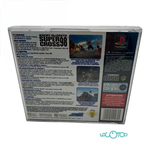 Videojuego SONY PS1 JEREMY MCGRATH SUPER CR