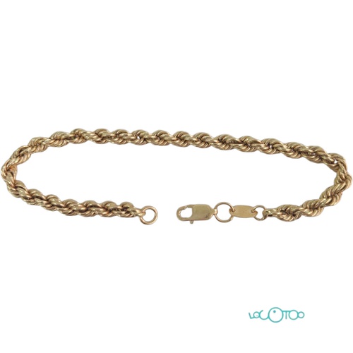 PULSERA CORDÓN ORO 18K
