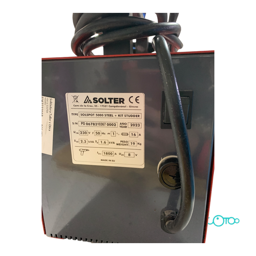 EQUIPO SOLDADURA SOLTER SOLSPOT 5000 STEEL 