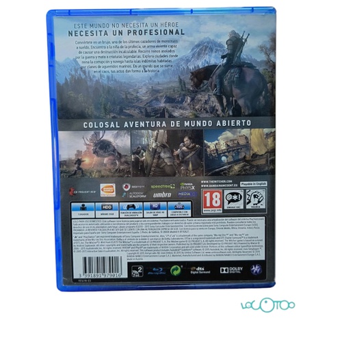 THE WITCHER WILD HUNT 3 PS4