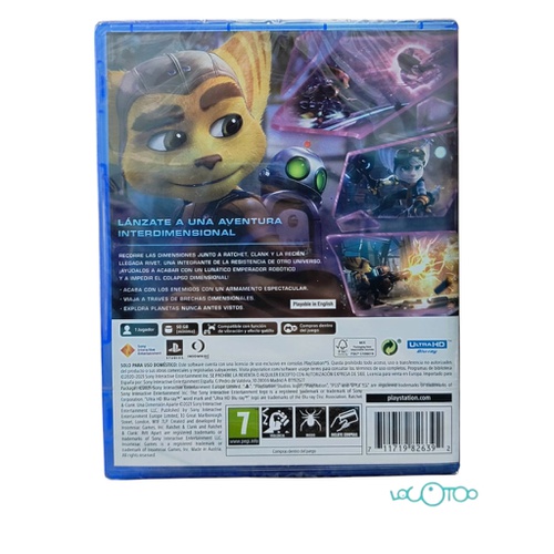 RATCHET AND CLANK UNA DIMENSION APARTE PS5