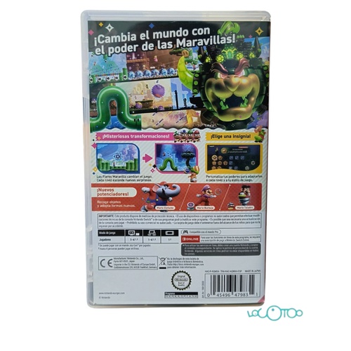 SUPER MARIO BROS WONDER NINTENDO SWITCH
