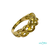 Anillo Oro 18Kt CON TRENZADO