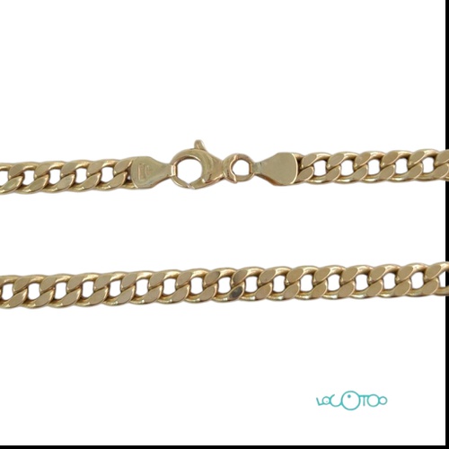 CADENA DE ORO 18K ESLABONES PLANOS