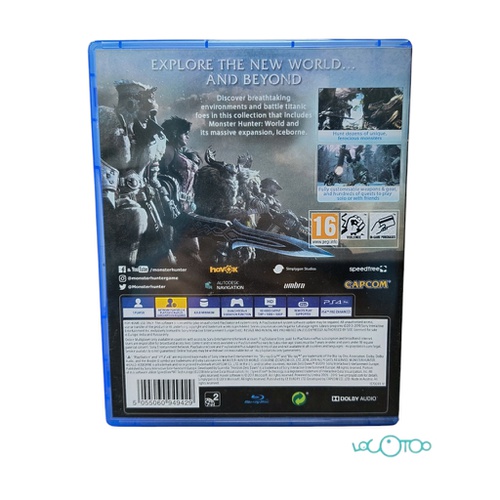 SONY PS4 MONSTER HUNTER WORLD: ICEBORNE MAS