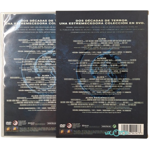 COLECCIÓN 4DVDS ALIEN QUADRILOGY 