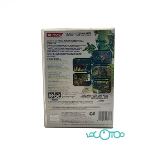 Videojuego SONY PS2 METAL GEAR SOLID 3 SNAK