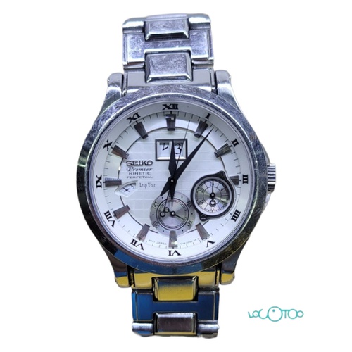RELOJ PULSERA SEIKO PREMIER KINETIC PERPETU