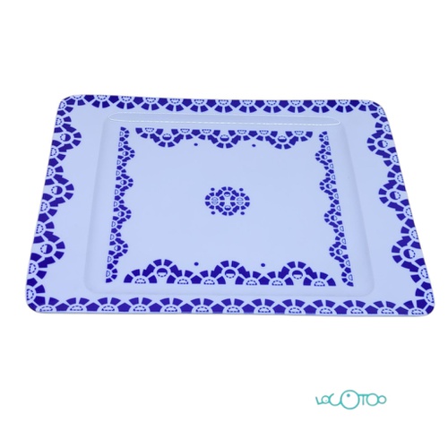 BANDEJA CERAMICA GALOS