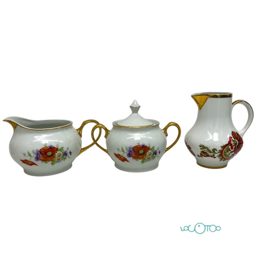 SANTA CLARA JUEGO DE TÉ PORCELANA