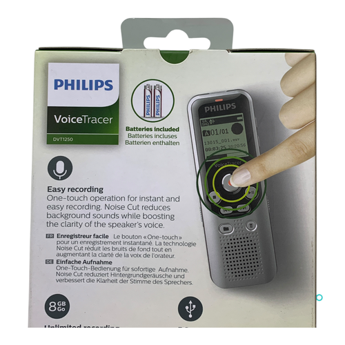 Grabador Digital PHILLIPS VOICE TRACER DVT1