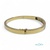 Brazalete de oro 18K con 34 circonitas 