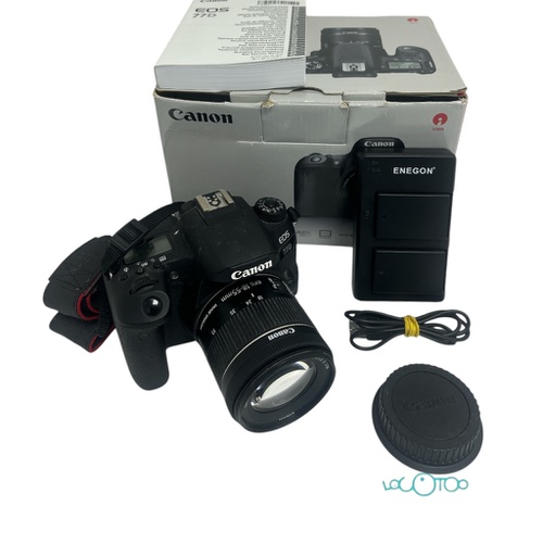 Cámara Réflex CANON EOS 77D 18-55  mm 24.2