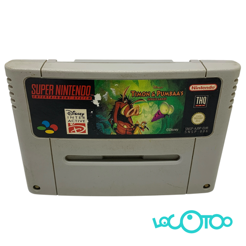 Videojuego SUPER NINTENDO TIMON Y PUMBA