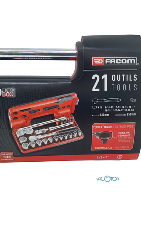 JUEGO LLAVE CARRACA FACOM 21PCS