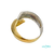 Anillo Oro 18Kt dos tonos 18mm
