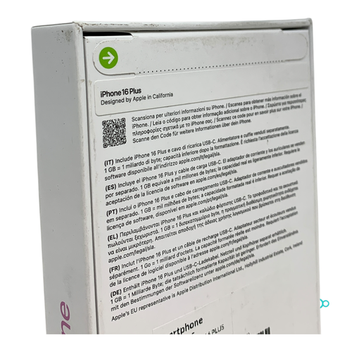 Smartphone APPLE IPHONE 16 PLUS Libre 6,7 '