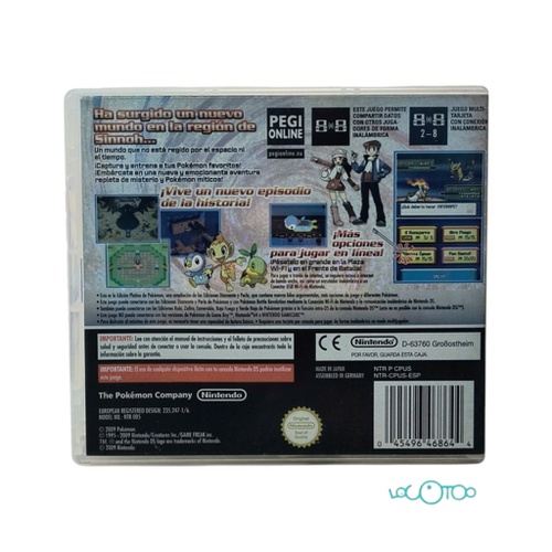 POKEMON EDICION PLATINO NINTENDO DS -CON MA