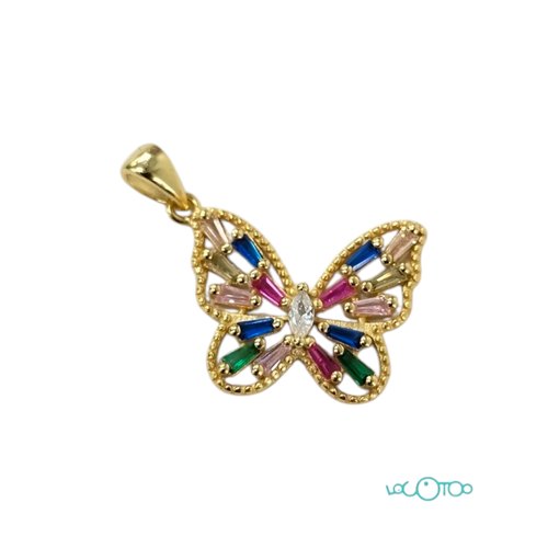 COLGANTE PLATA DORADA 925m