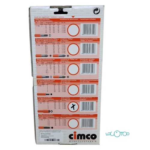  CIMCO KIT DESTORNILLADOR