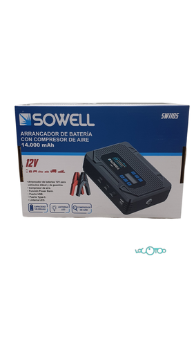 ARRANCADOR BATERIAS CON COMPRESOR SOWELL 14