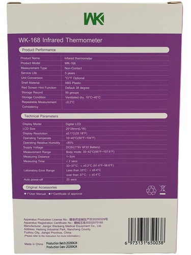 Termómetro WK WK-168 Digital