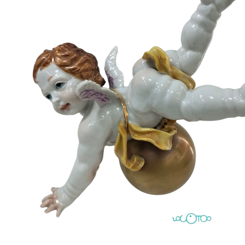 CERAMICA ALGORA ANGEL CON BOLA