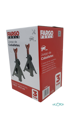 JUEGO CABALLETES 3 TON FARGO TOOLS					
