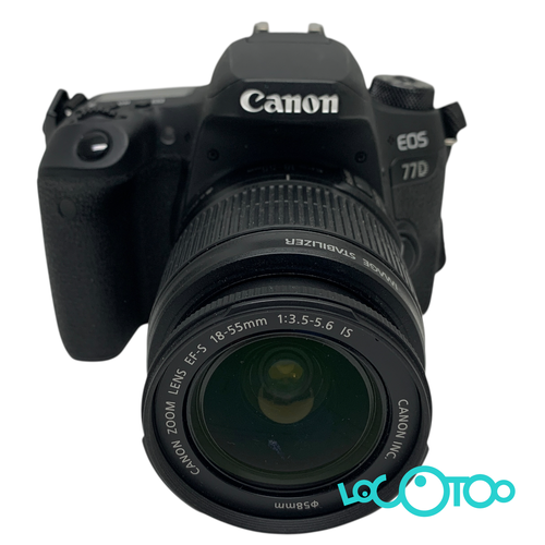 Cámara Réflex CANON EOS 77D 18-55 mm 24,1 M